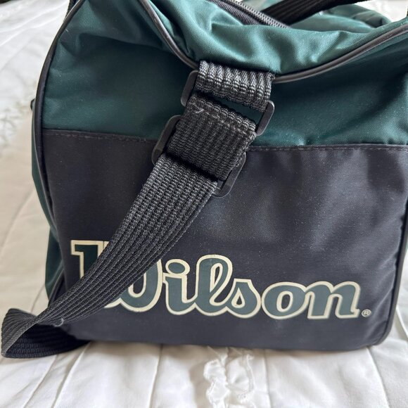 Vintage Wilson Duffle Bag Green and Black - Picture 3 of 5